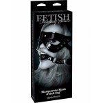 MASQUERADE MASK & BALL GAG BLACK